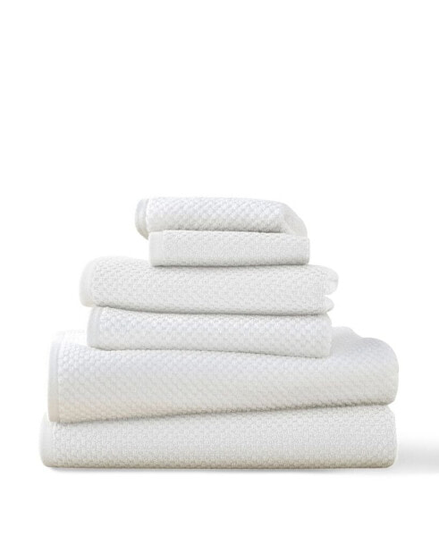 Lilly Cotton and Rayon from Bamboo 2 Piece Hand Towel Set, 30" x 18"