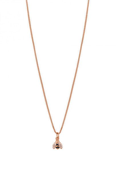Decent Bronze Bee Necklace Allegra RZAL026 (Chain, Pendant)