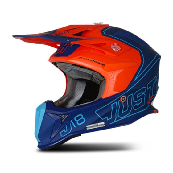 Crosshelm Just1 J32 Pro Vertigo Blau-Orange Kinder