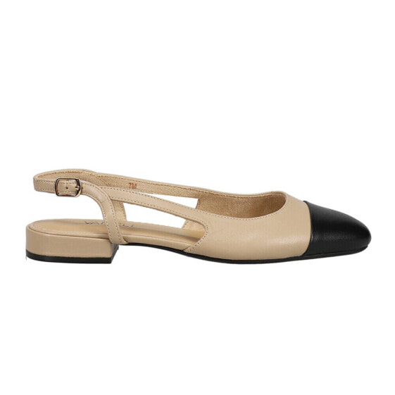 VANELi Tisha Slingback Womens Beige, Black Flats Casual TISHA-312671