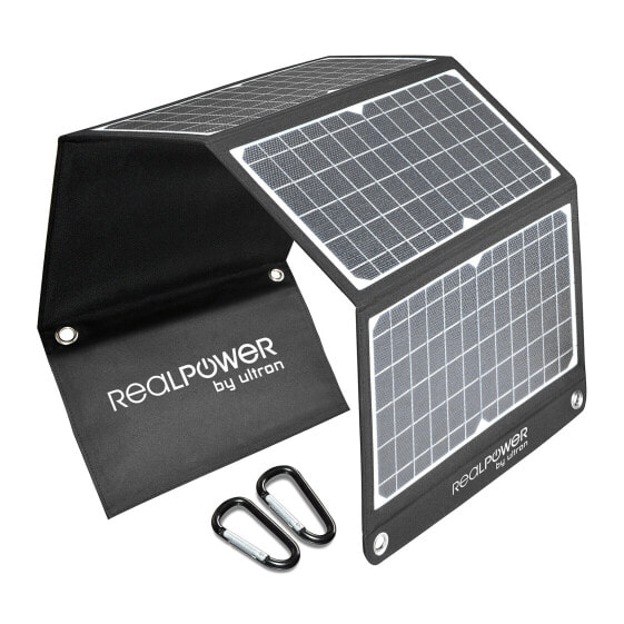 RealPower SP-30E - 30 W - 5 V - USB - Black - White - Plastic - USB Type-A - USB Type-C