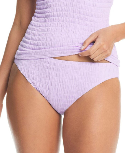 Women's Textured Bikini Bottom, Created for Macy's