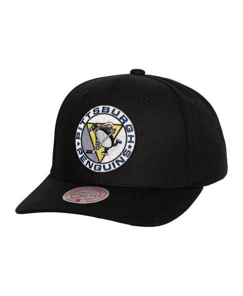 Men's Black Pittsburgh Penguins Team Ground Pro Adjustable Hat