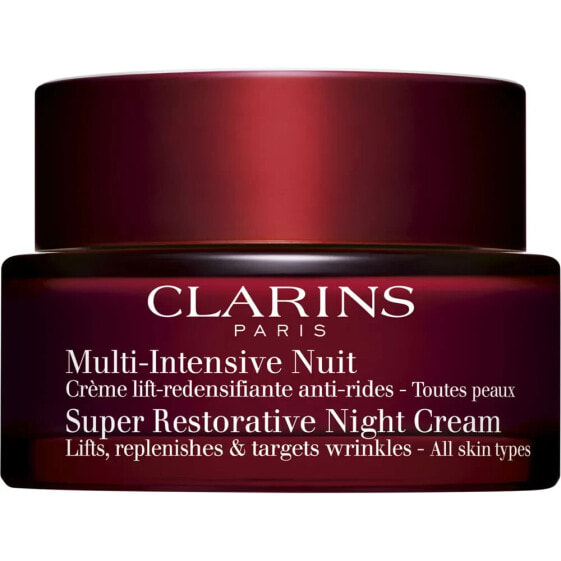 Clarins Super Restorative Night Cream Восстанавливающий ночной крем с эффектом лифтинга для любого типа кожи