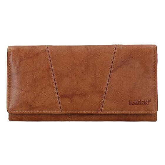 Women´s leather wallet PWL-388 Cognac