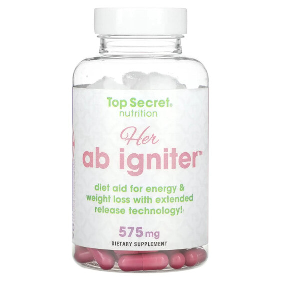 Витамины Top Secret Nutrition Her, Ab Igniter, 575 мг, 90 капсул время высвобождения