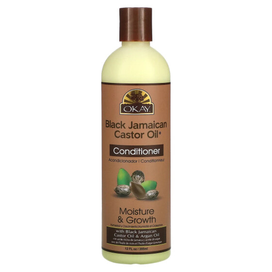 Бальзам для волос с маслом Черного Ямайского Рицинуса OKAY Pure Naturals 355 мл