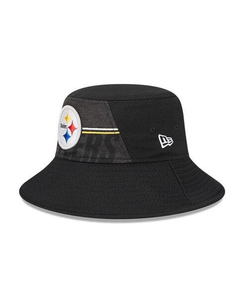 Men's Black Pittsburgh Steelers 2023 NFL Training Camp Stretch Bucket Hat