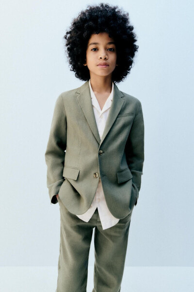 Linen suit blazer