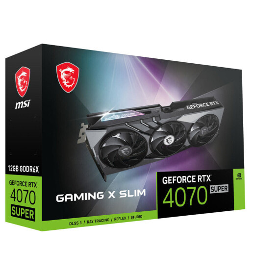 Графическая карта MSI RTX 4070 SUPER 12G GAMING X SLI RTX 4070 SUPER 12 GB GDDR6X