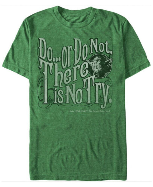 Star Wars Men's Classic Yoda Do Or Do Not Short Sleeve T-Shirt