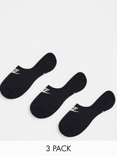 Nike Sportswear Everyday Essential no-show socks in black