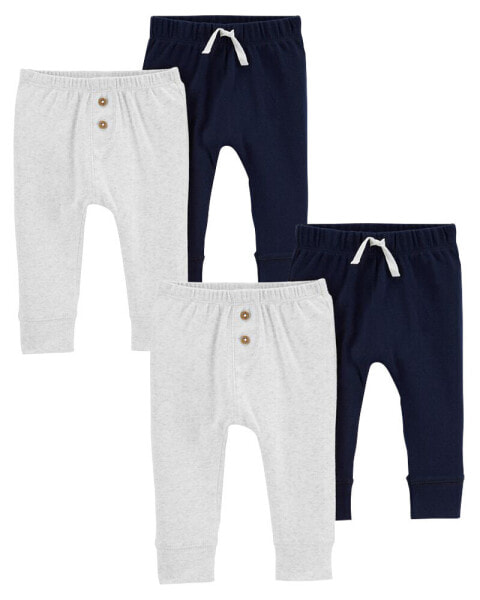 Baby 4-Pack Pull-On Joggers Set NB