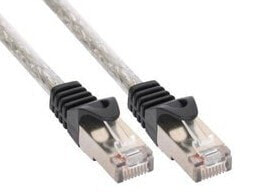 InLine Patch Cable SF/UTP Cat.5e transparent 2m
