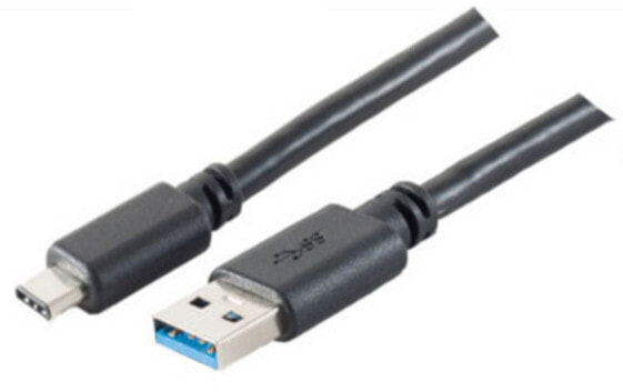 Разъем USB C - USB A ShiverPeaks BS77141-1.8 - черный