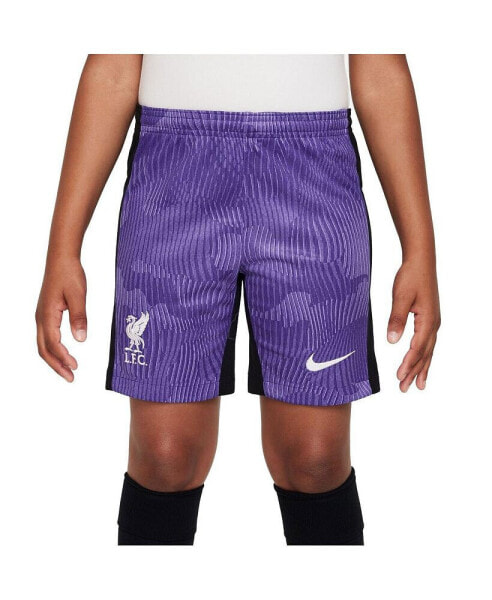Шорты для малышей Nike Ливерпуль 2023/24 фиолетовые стадионные