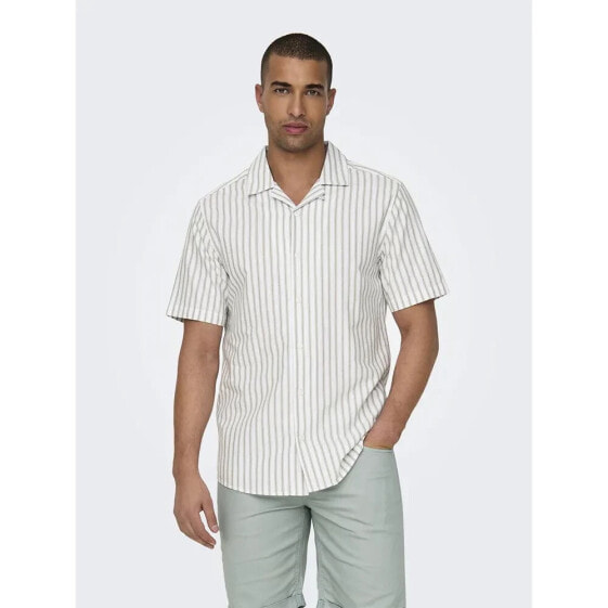 ONLY & SONS Alvaro Resort Oxford short sleeve shirt