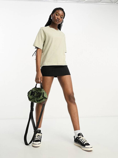 Weekday Perfect relaxed fit t-shirt in beige