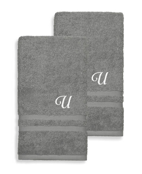 Textiles Turkish Cotton Personalized 2 Piece Denzi Bath Towel Set, 54" x 27"