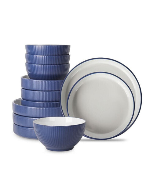 Larosso Full 12 Pc. Dinnerware Set, Service for 4