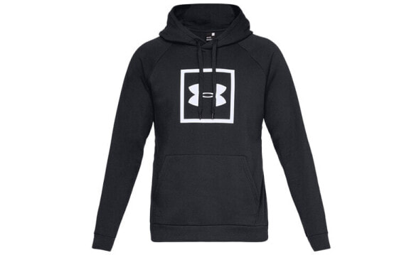 Under Armour安德玛 Rival Fleece Logo连帽卫衣 男款 黑色 / Толстовка Under Armour Rival Fleece Logo 1329745-001