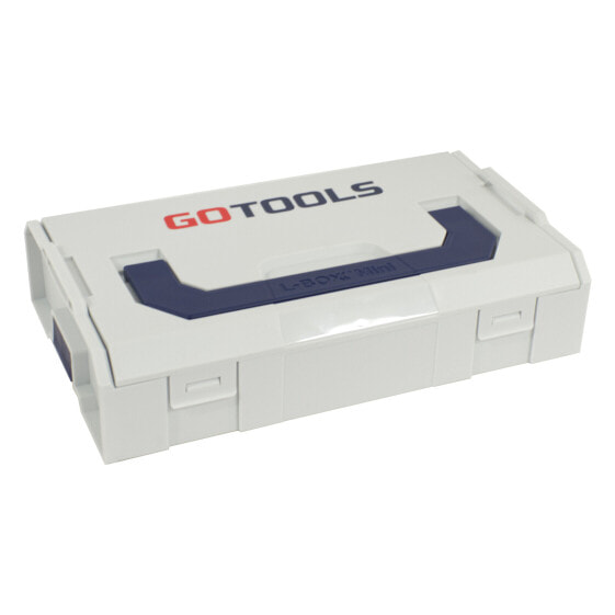 GOTOOLS Systemkoffer L-Boxx Mini Grau Kleinsortiment-Box GT81500