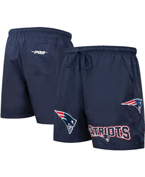 Men's Navy New England Patriots Woven Shorts
