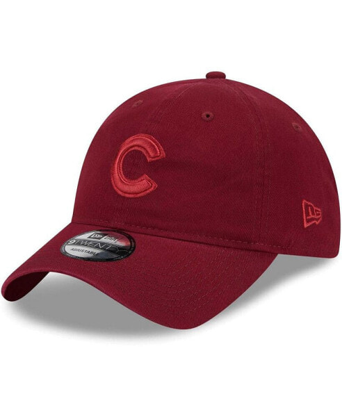 Men's Cardinal Chicago Cubs Color Pack 9TWENTY Adjustable Hat