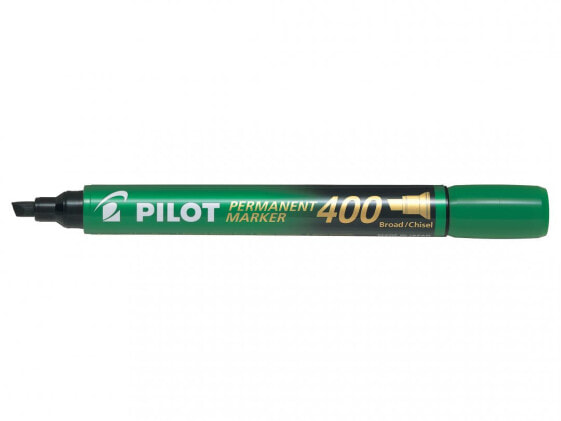 PILOT PEN Pilot Permanent Marker 400 - Green - Chisel tip - Green - 4.5 mm - Metal - Plastic - Wood