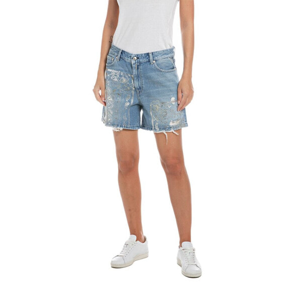 REPLAY WA501P.000.10842B denim shorts