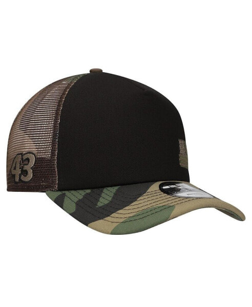 Men's Black/Camo Erik Jones Trucker 9FORTY Adjustable Hat