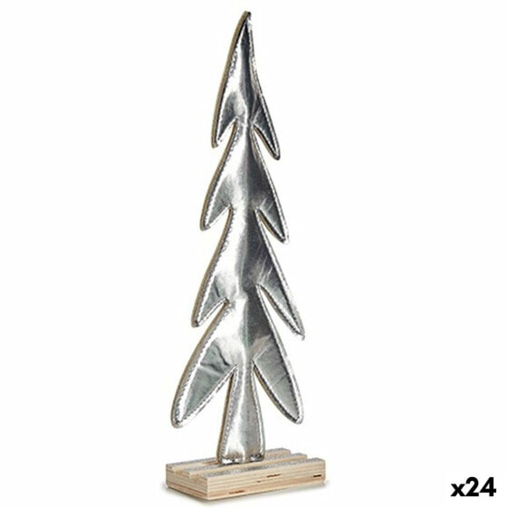 Decorative Figure Christmas Tree Grey Wood 5 x 32,5 x 11,5 cm (24 Units)