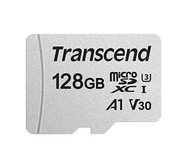 Transcend microSD Card SDHC 300S 128GB - 128 GB - MicroSDXC - Class 10 - NAND - 95 MB/s - 40 MB/s