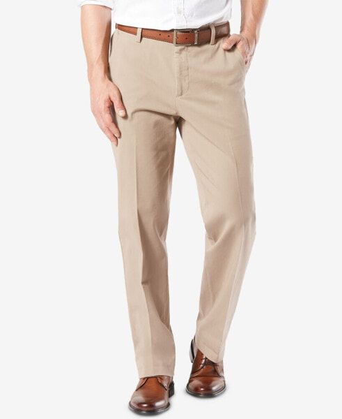 Men's Workday Smart 360 Flex Classic Fit Khaki Stretch Pants