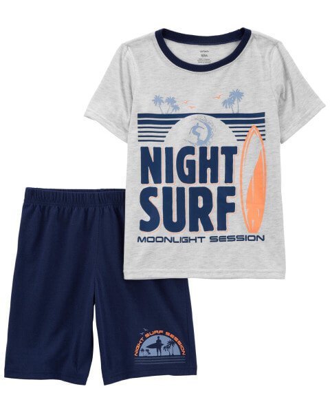 Kid 2-Piece Surf Loose Fit Pajama Set 5