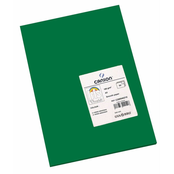 Картонная бумага IRIS Amazon Зеленый 29,7 x 42 см 185 г (50 штук)
