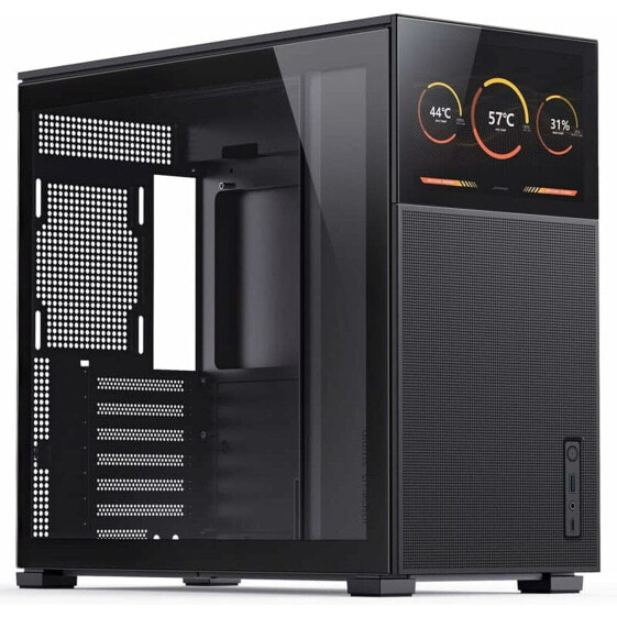 Блок полубашня ATX Galileo Jonsbo D41 MESH BLACK SC Чёрный LCD-экран