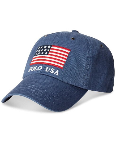 Men's Flag Chino Ball Cap