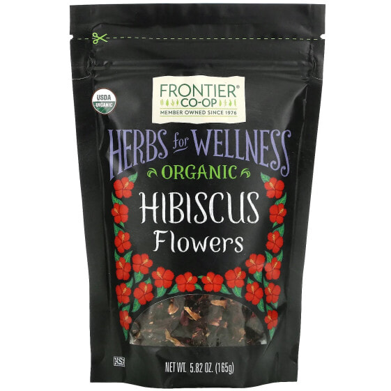 Травяные экстракты органические Frontier Co-op Цветы Hibiscus, 165 г