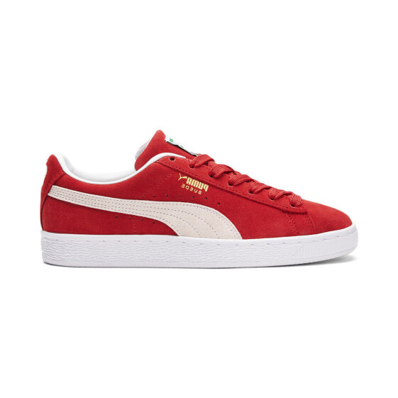 Кроссовки женские Puma Suede Classic XXI 38141002 красные из замши