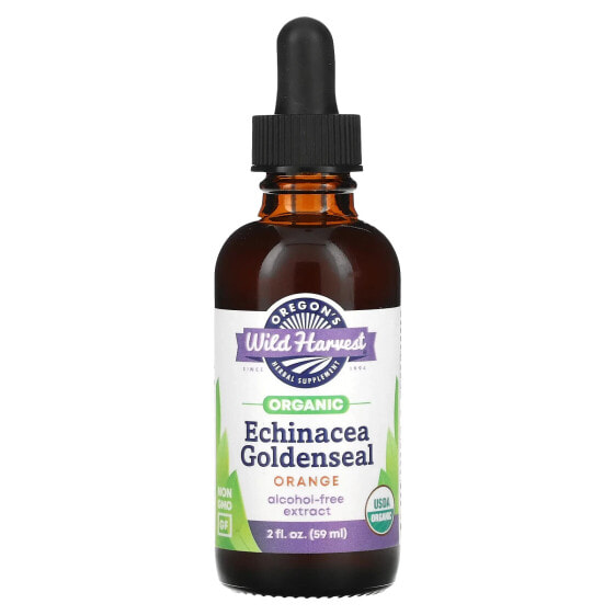 Organic Echinacea Goldenseal, Orange, 2 fl oz (59 ml)