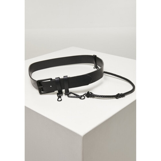 URBAN CLASSICS Belt Imitation Leather With Key Chain