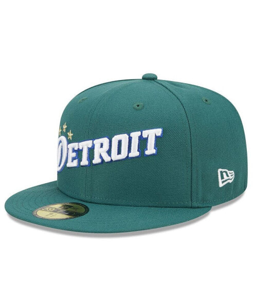 Men's Green Detroit Pistons 2022/23 City Edition Official 59FIFTY Fitted Hat