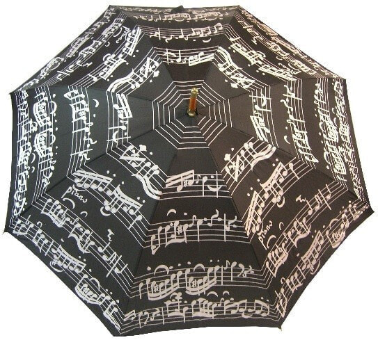 Black Music Notes LRWP877 / BM Sticks Umbrella