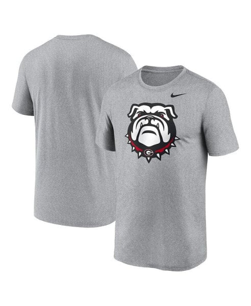 Men's Heather Gray Georgia Bulldogs Primetime Legend Alternate Logo T-Shirt