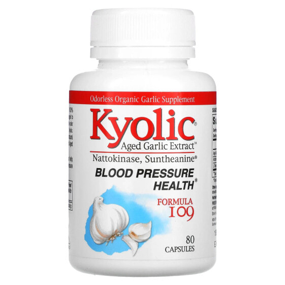 Витамины для сердца Kyolic, Формула 109, 160 капсул