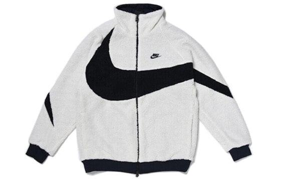 Куртка мужская белая Nike BQ6546-114 с логотипом Nike Big Swoosh