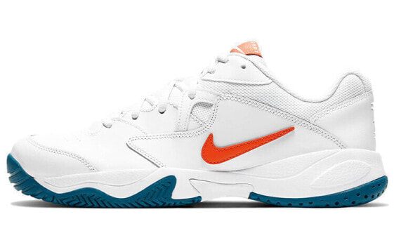 Кроссовки Nike Court Lite 2 Бело-Оранжево-Синие