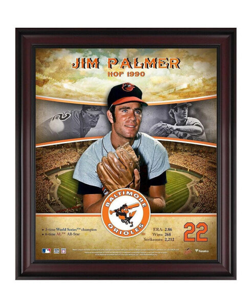Jim Palmer Baltimore Orioles Framed 15" x 17" Hall of Fame Career Profile