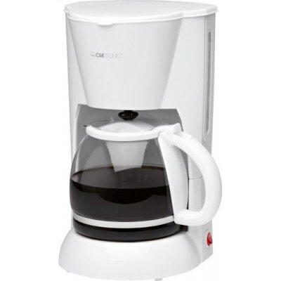 Clatronic KA 3473 - Drip coffee maker - 1.5 L - Ground coffee - 900 W - White
